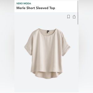 NWT Vero Moda MP off white blouse